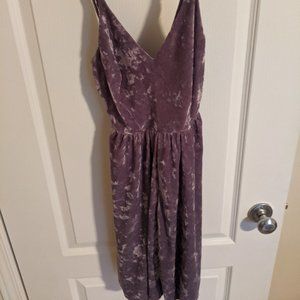 Velvet purple dress